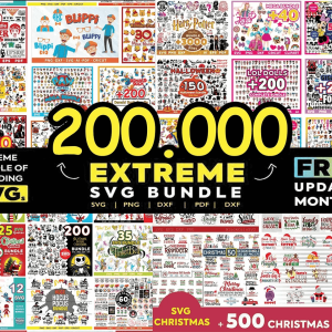 200,000+ SVG Design Bundle SVG