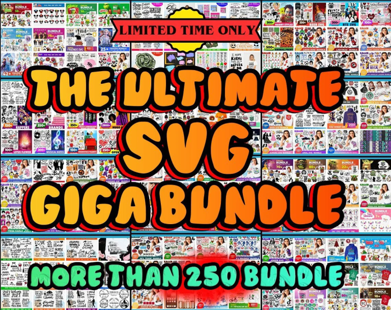 Unlock the Ultimate Creative Potential with Our Almost Everything SVG Bundle