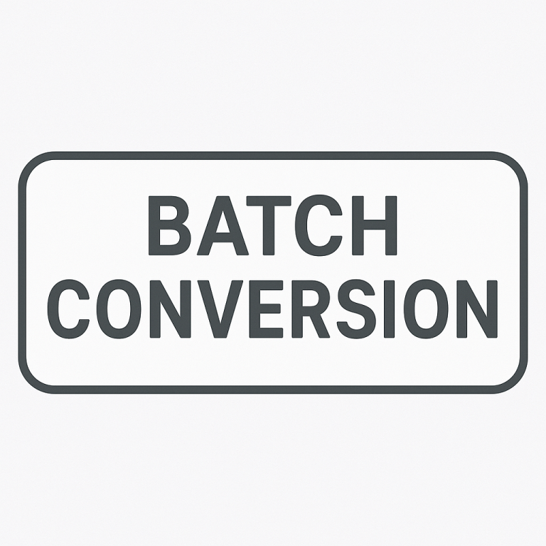 Bulk PNG to SVG Conversion