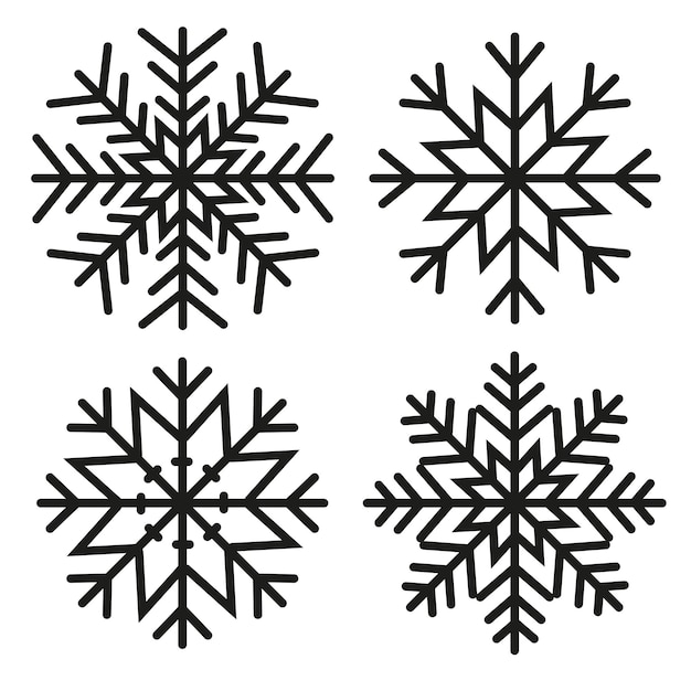 Snowflake SVG Designs for Winter Projects