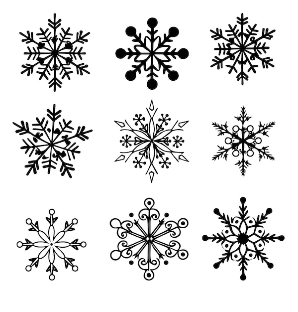 Snowflake SVG Files for Winter Cricut Projects